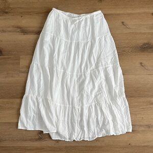 Brandy Melville White Maxi Skirt